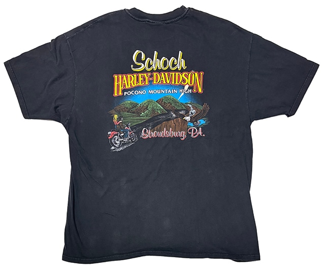 90s��Harley-Davidson �ϡ��졼���ӥåɥ���SHORT SLEEVE T-SHIRTS ���硼�ȥ��꡼�� T����ġ�col:BLACK��size:XXL��COTTON100%��Made in U.S.A.����VINTAGE �ӥ�ơ����ۡ���šۡ�Ź�޻����Բġ�
