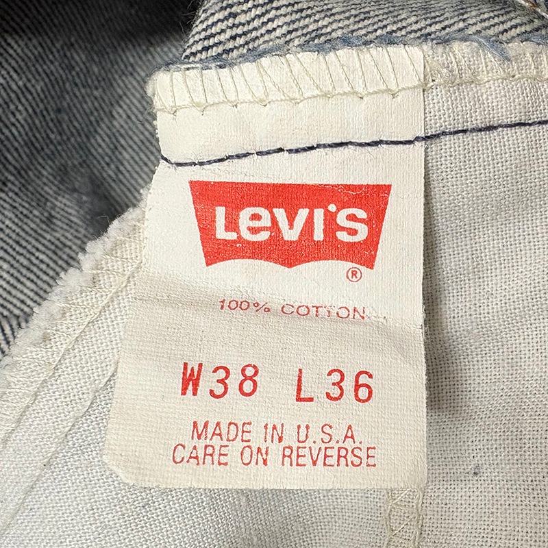 1993ǯ 9������Levi's �꡼�Х�����517��col.INDIGO��size.W38/L36ɽ����COTTON100%���֡��ĥ��åȡ�Made in U.S.A. ��VINTAGE ������ơ����ۡ���š�
