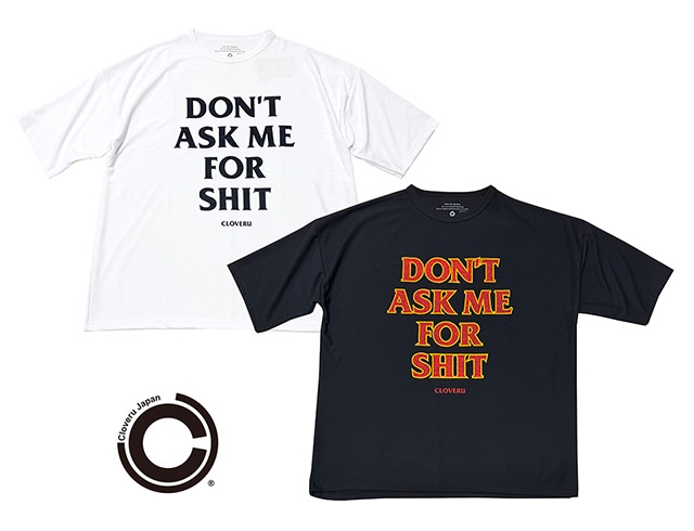 Cloveru �������Х롡DON'T ASK ME FOR SHIT��T����ġ�2����WHITE/BLACK)��Ⱦµ��2026S/S