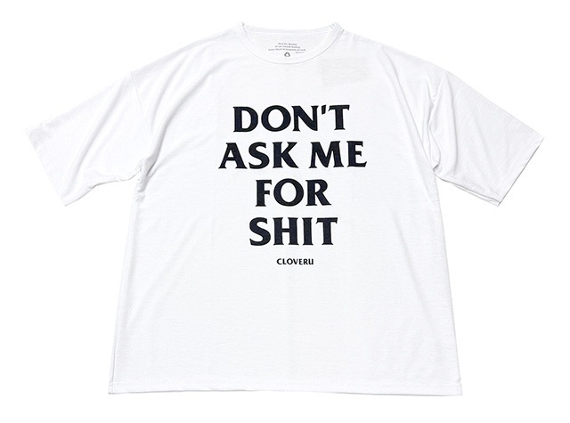 Cloveru �������Х롡DON'T ASK ME FOR SHIT��T����ġ�2����WHITE/BLACK)��Ⱦµ��2026S/S