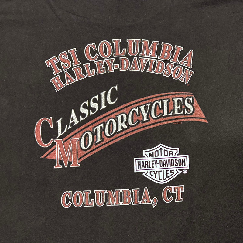��10��Harley-Davidson �ϡ��졼���ӥåɥ���SHORT SLEEVE POCKET T-SHIRTS ���硼�ȥ��꡼�� �ݥ��å� T����ġ�col:BLACK��size:2XL����USED �桼���ɡۡ���šۡ�Ź�޻����Բġ�