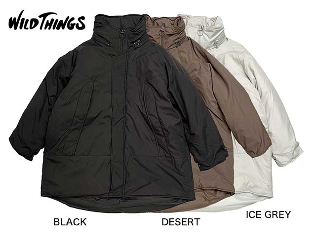 WILD THINGS �磻��ɥ��󥰥���W'S MONSTER PARKA �����ޥ� ��󥹥��� �ѡ�������3����BLACK/DESERT/ICE GREY��LADYS' ��ǥ���������������
