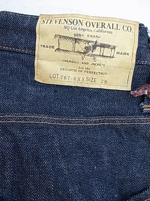 Stevenson Overall Co スティーブンソン オーバーオール Santa Rosa 767 Xx スリムフィット オリジナルデニム Stevenson Overall スティーブンソンオーバーオール パンツ Times Are Changin Onlineshop