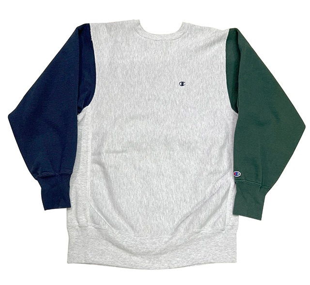 チャンピオン リバースウィーブ 90s アメリカ製 クレイジーパターン XL 90's CHAMPION チャンピオン REVERSE WEAVE SWEAT クレイジー グレー