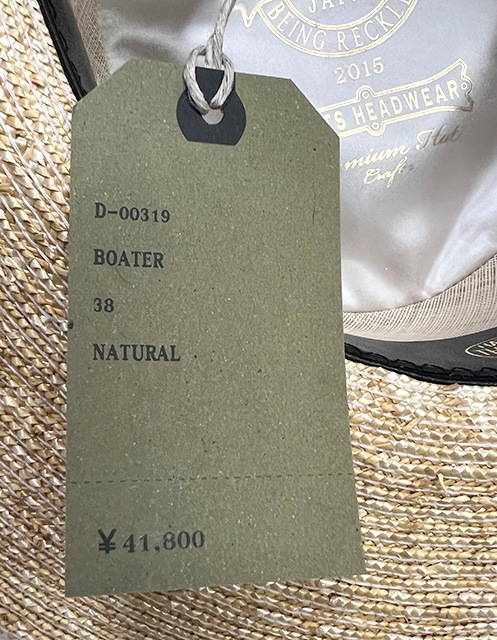 THE H.W.DOG & co. �ɥå���BOATER HAT ���󥫥�˹���ϥåȡ������˹�ҡ�NATURAL