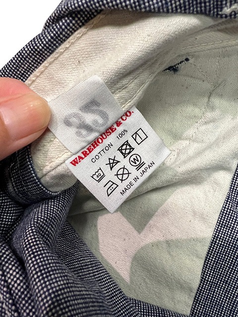 WAREHOUSE���������ϥ��� Lot.1227 INDIGO PINCHECK OVERALL ������ǥ������ԥ�����å��������С�������