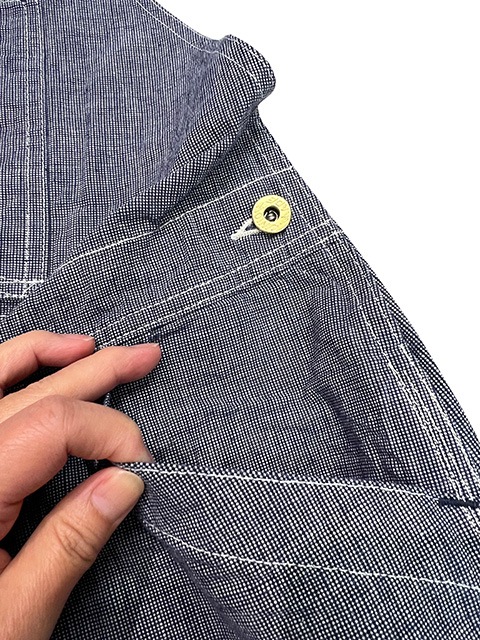 WAREHOUSE���������ϥ��� Lot.1227 INDIGO PINCHECK OVERALL ������ǥ������ԥ�����å��������С�������