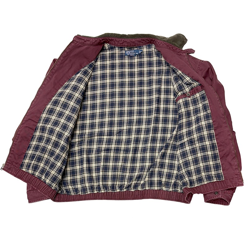 Polo by Ralph Lauren �ݥ� ���ե�����󡡥������󥰥ȥåס�col.BURGUNDY��size:XXL���ϥ��ȥ󥸥㥱�å� ��USED �桼���ɡۡ���š�