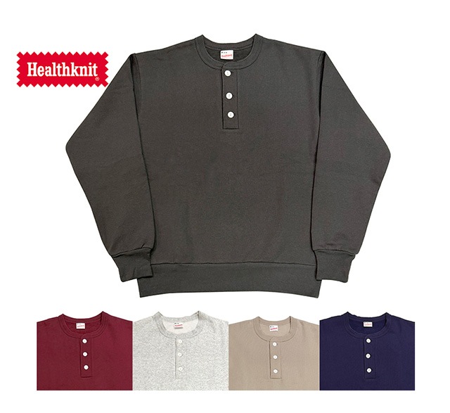 ��SALE 30%OFF��Healthknit �إ륹�˥åȡ�#54005�����饷�å� �إ�꡼�ͥå� �������å� Ĺµ��5��(FADE BLACK/NAVY/SAND BEIGE/ASH GREY/MAROON)