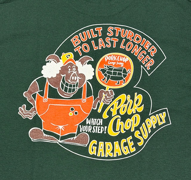 PORKCHOP GARAGE SUPPLY �ݡ�������å� ���졼�����ץ饤��PORKY TEE���ݡ����� T����ġ�Ⱦµ��3��(ASH/BURGUNDY/FOREST GREEN)��2026SS