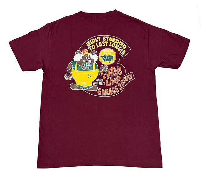 PORKCHOP GARAGE SUPPLY �ݡ�������å� ���졼�����ץ饤��PORKY TEE���ݡ����� T����ġ�Ⱦµ��3��(ASH/BURGUNDY/FOREST GREEN)��2026SS