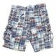 Polo by Ralph Lauren �ݥ� ���ե������MADRAS CHECK CARGO SHORTS �ޥɥ饹�����å� ���������硼�ġ�col.BLUE�ϡ�size:W36��COTTON100�� ��USED �桼���ɡۡ���šۡ�Ź�޻����Բġ�