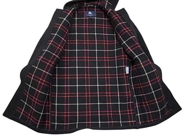 ��SALE 30%OFF�� BURBERRY���С��Х꡼ ���åե륳���ȡ�BLACK M��������MADE IN ENGLAND �����ꥹ�� ��Used �桼���ɡۡ���š�