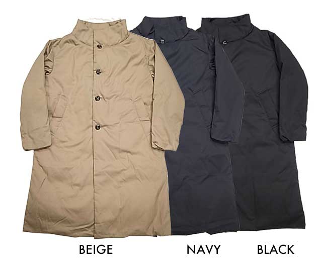 The LOFTLABO ���եȥ�ܡ�NARDY��STAND COLLAR DOWN COAT ������ɥ��顼 ������ �����ȡ�3��(BEIGE/BLACK/NAVY) Made in JAPAN