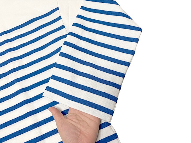 ��SALE 20%OFF��ORCIVAL �������Х롡#6919 Women's Wide Basque Shirt �����ޥ� �磻�� �Х��� ����ġ�WHITE/BLEU �ۥ磻��/�֥롼���ܡ�������size:1���ܡ��ȥͥå�������T���磻�ɥ��륨�åȡ��������Х롡Made in FRANCE