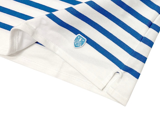 ��SALE 20%OFF��ORCIVAL �������Х롡#6919 Women's Wide Basque Shirt �����ޥ� �磻�� �Х��� ����ġ�WHITE/BLEU �ۥ磻��/�֥롼���ܡ�������size:1���ܡ��ȥͥå�������T���磻�ɥ��륨�åȡ��������Х롡Made in FRANCE