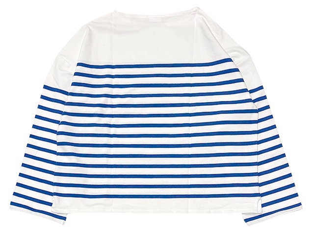 ��SALE 20%OFF��ORCIVAL �������Х롡#6919 Women's Wide Basque Shirt �����ޥ� �磻�� �Х��� ����ġ�WHITE/BLEU �ۥ磻��/�֥롼���ܡ�������size:1���ܡ��ȥͥå�������T���磻�ɥ��륨�åȡ��������Х롡Made in FRANCE