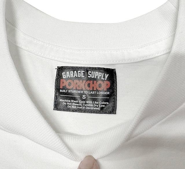 PORKCHOP GARAGE SUPPLY �ݡ�������å� ���졼�����ץ饤��MULTI LOGO TEE 2025���ޥ������ T����ġ�2��(WHITE/BLACK)��Ⱦµ��2025SS