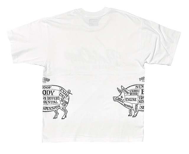 PORKCHOP GARAGE SUPPLY �ݡ�������å� ���졼�����ץ饤��MULTI LOGO TEE 2025���ޥ������ T����ġ�2��(WHITE/BLACK)��Ⱦµ��2025SS