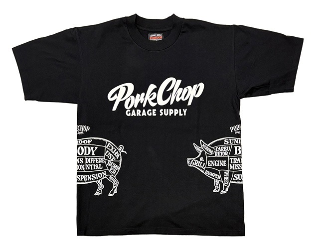 PORKCHOP GARAGE SUPPLY �ݡ�������å� ���졼�����ץ饤��MULTI LOGO TEE 2025���ޥ������ T����ġ�2��(WHITE/BLACK)��Ⱦµ��2025SS