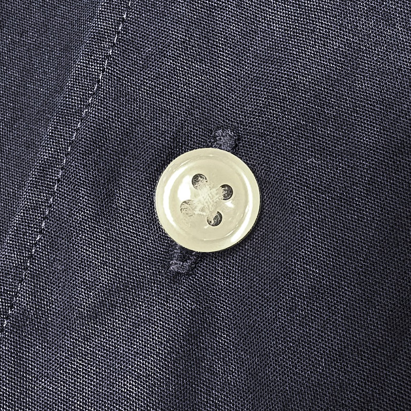 Polo by Ralph Lauren �ݥ� ���ե������"MARLOWE" S/S SHIRT "�ޡ�����" Ⱦµ����ġ�col:NAVY��size:L��COTTON100%����USED �桼���ɡۡ���š�