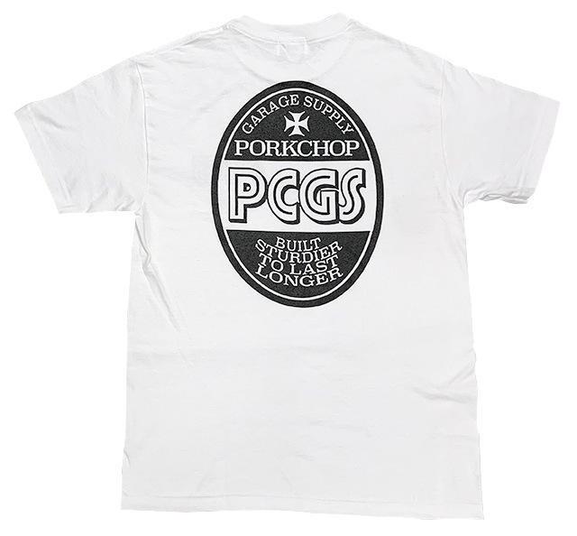 PORKCHOP �ݡ�������åס�PCGS OVAL TEE PCGS �����Х� T����ġ�Ⱦµ��3��(BLACK/WHITE/BLUE)