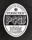 PORKCHOP �ݡ�������åס�PCGS OVAL TEE PCGS �����Х� T����ġ�Ⱦµ��3��(BLACK/WHITE/BLUE)