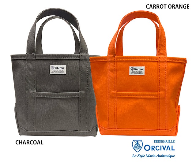 ORCIVAL �������Х롡OR-H0285�������Х��ȡ��ȥХå����������Х롡2����CHARCOAL/CARROT ORANGE�˥ե����