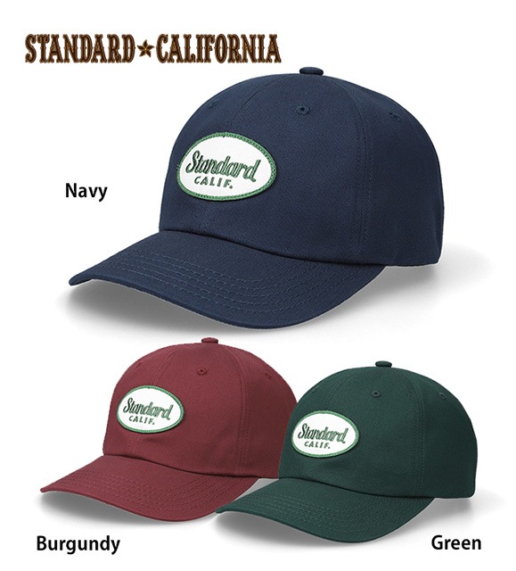 STANDARD CALIFORNIA ����������ɥ���ե���˥� SD Diner Logo Patch Baseball Cap�������ʡ������ѥå����١����ܡ��륭��åס�3����NAVY/GREEN/BURGUNDY��