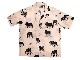SCHOTT ����åȡ�HAWAIIAN SHIRT BULLDOG �ϥ磻���� ����� �֥�ɥå��������ϥ磻���󥷥�ġ������ϥ���ġ�PINK �ԥ�