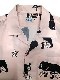 SCHOTT ����åȡ�HAWAIIAN SHIRT BULLDOG �ϥ磻���� ����� �֥�ɥå��������ϥ磻���󥷥�ġ������ϥ���ġ�PINK �ԥ�