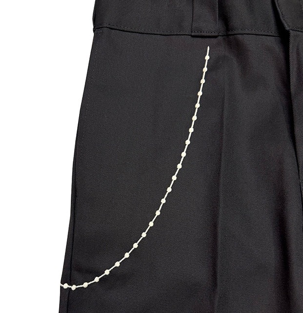 CALIFOLKS ����ե���������Dickies 874���ǥ��å��������ѥ�ġ�EMBROIDERY SHAIN���ɽ���BLACK �֥�å�