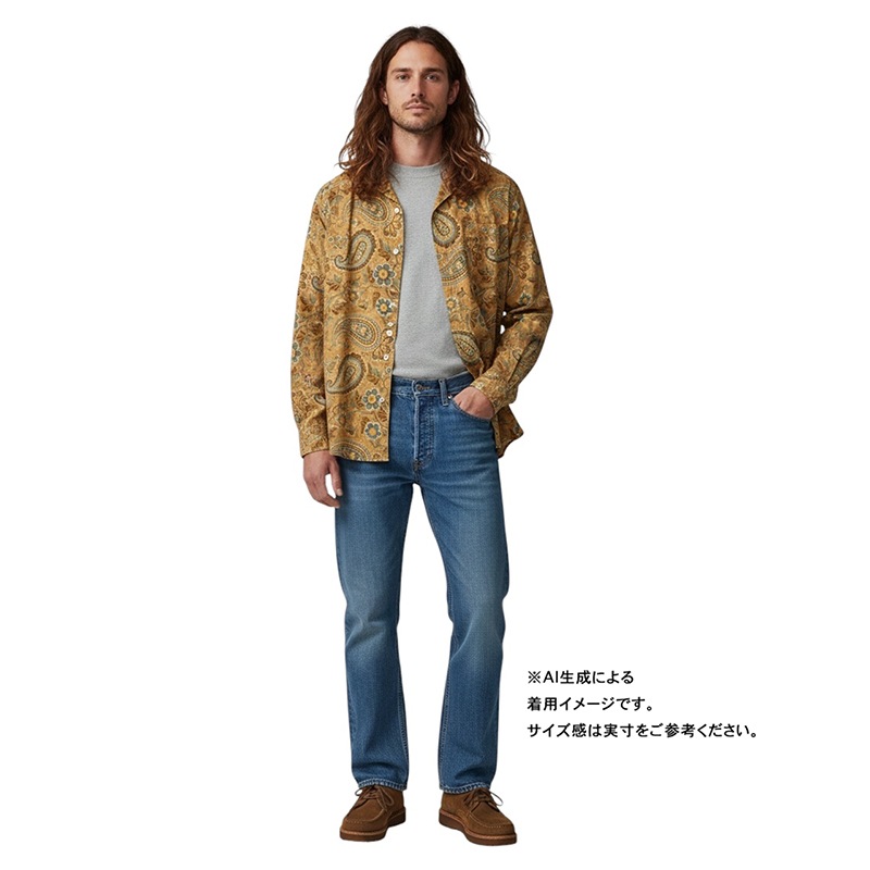 90s��Polo by Ralph Lauren �ݥ� ���ե������"BONNARD" OPEN COLLAR L/S SHIRT "�ܥʡ���" �����ץ󥫥顼 Ĺµ����ġ�col:CAMEL��size:L��LINEN100%����VINTAGE �ӥ�ơ����ۡ���š�