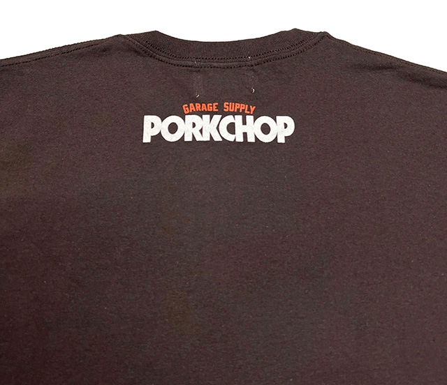 PORKCHOP �ݡ�������åס�24 BLOCK LOGO TEE��24�֥��å����� T����ġ�Ⱦµ��3��(BROWN/BLACK/WHITE)��2024SS