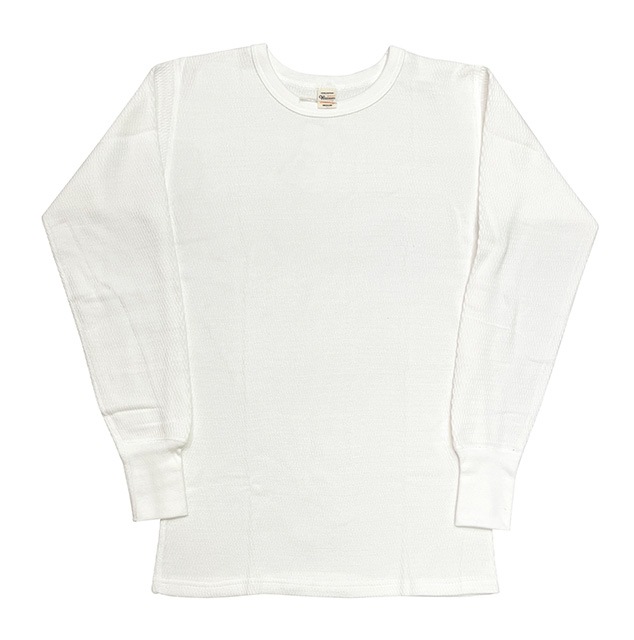 ����Ź������WAREHOUSE �� Style&Respect���������ϥ��� �� ����������ꥹ�ڥ��� CREW NECK WAFFLE THERMAL��L/S TEE�����롼�ͥå� ��åե� �����ޥ롡3����WHITE/GRAY/BLACK��Ĺµ������T