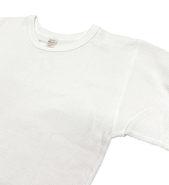 ����Ź������WAREHOUSE �� Style&Respect���������ϥ��� �� ����������ꥹ�ڥ��� CREW NECK WAFFLE THERMAL��L/S TEE�����롼�ͥå� ��åե� �����ޥ롡3����WHITE/GRAY/BLACK��Ĺµ������T
