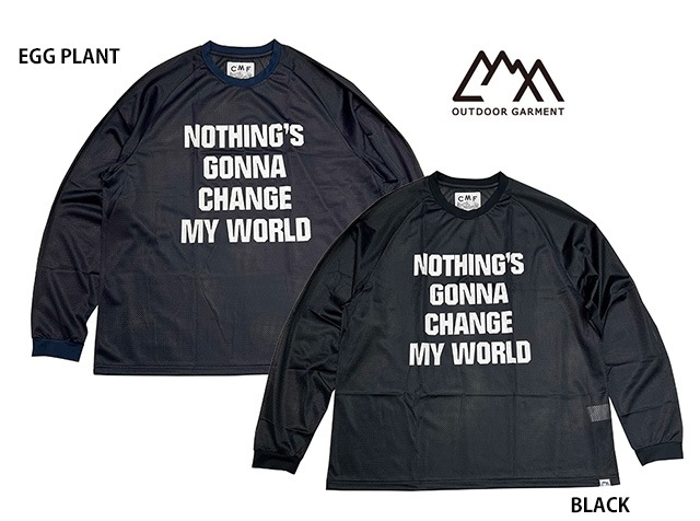 ��SALE 30%OFF��COMFY OUTDOOR GARMENT ����ե� �����ȥɥ� �������ȡ�QUICK DRY MESH TEE L/S�������å��ɥ饤����å��塡T����ġ�2����EGG PLANT/BLACK��