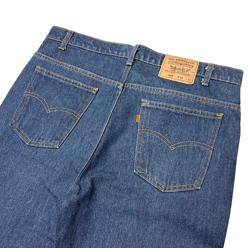 1992ǯ 11������Levi's �꡼�Х�����517��col.INDIGO��size.W38/L30ɽ����COTTON100%���֡��ĥ��åȡ�Made in U.S.A. ��VINTAGE ������ơ����ۡ���š�