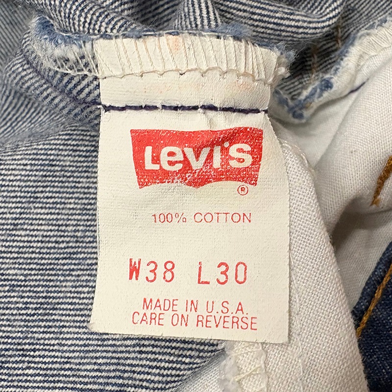 1992ǯ 11������Levi's �꡼�Х�����517��col.INDIGO��size.W38/L30ɽ����COTTON100%���֡��ĥ��åȡ�Made in U.S.A. ��VINTAGE ������ơ����ۡ���š�