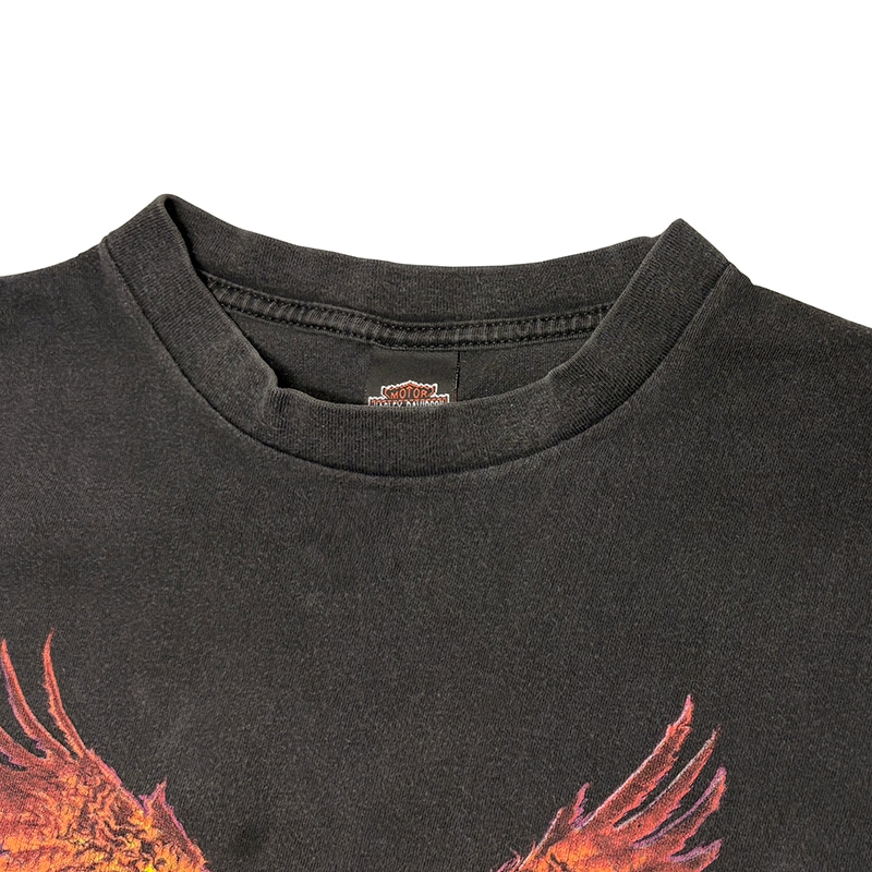 ��98��Harley-Davidson �ϡ��졼���ӥåɥ���SHORT SLEEVE T-SHIRTS ���硼�ȥ��꡼�� T����ġ�col:BLACK��size:XXL��COTTON100%��Made in U.S.A.����VINTAGE �ӥ�ơ����ۡ���šۡ�Ź�޻����Բġ�