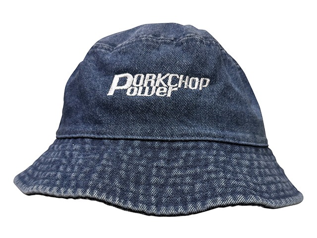 PORKCHOP GARAGE SUPPLY �ݡ�������å� ���졼�� ���ץ饤��P POWER DENIM BUCKET HAT��P�ѥ �ǥ˥ࡡ�Х��åȥϥåȡ�3��(BLACK/LIGHT BLUE/DARK BLUE)���ϥåȡ��Х��ϡ�˹�ҡ�2026SS