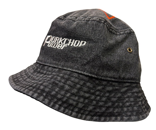 PORKCHOP GARAGE SUPPLY �ݡ�������å� ���졼�� ���ץ饤��P POWER DENIM BUCKET HAT��P�ѥ �ǥ˥ࡡ�Х��åȥϥåȡ�3��(BLACK/LIGHT BLUE/DARK BLUE)���ϥåȡ��Х��ϡ�˹�ҡ�2026SS