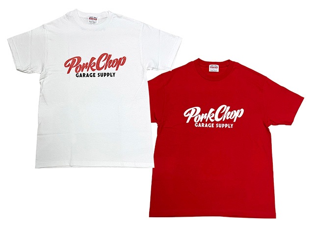 PORKCHOP �ݡ�������åס�24 SCRIPT TEE��24������ץ� T����ġ�Ⱦµ��2��(WHITE/RED)��2024SS
