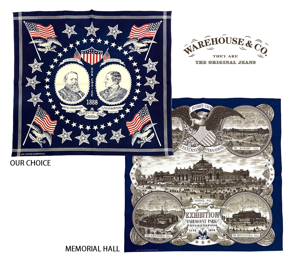WAREHOUSE �������ϥ�����Lot 5245 BANDANA��2��(OUR CHICE/MEMORIAL HALL)���Х����