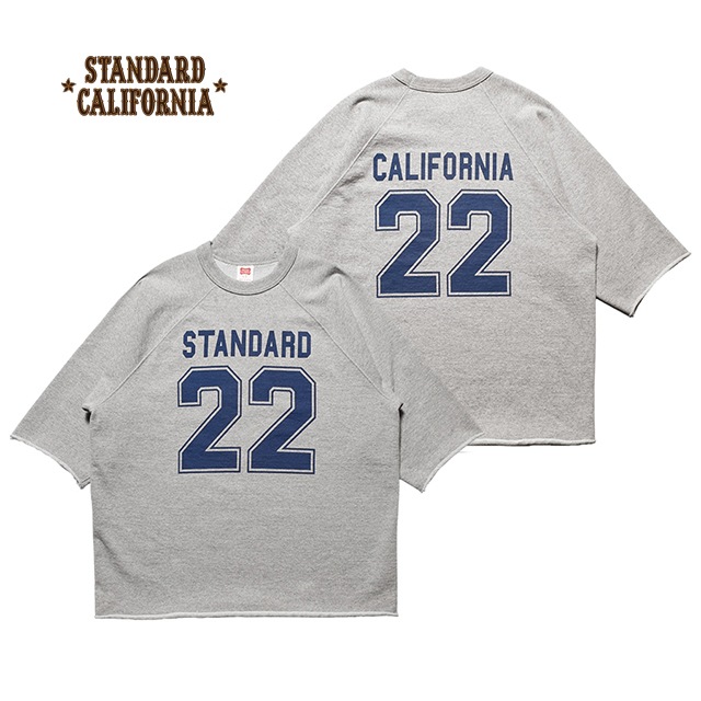 STANDARD CALIFORNIA ɥե˥SD 22nd Anniv. US Cotton Baseball Logo Sweat 20ǯ ˥С꡼ ١ܡ  åȡ5µСץȡcol.GRAY2025