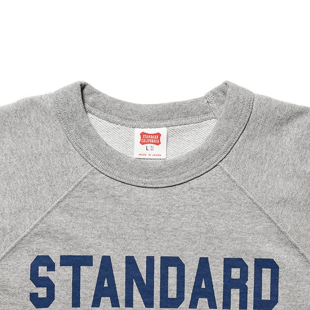 STANDARD CALIFORNIA ɥե˥SD 22nd Anniv. US Cotton Baseball Logo Sweat 20ǯ ˥С꡼ ١ܡ  åȡ5µСץȡcol.GRAY2025
