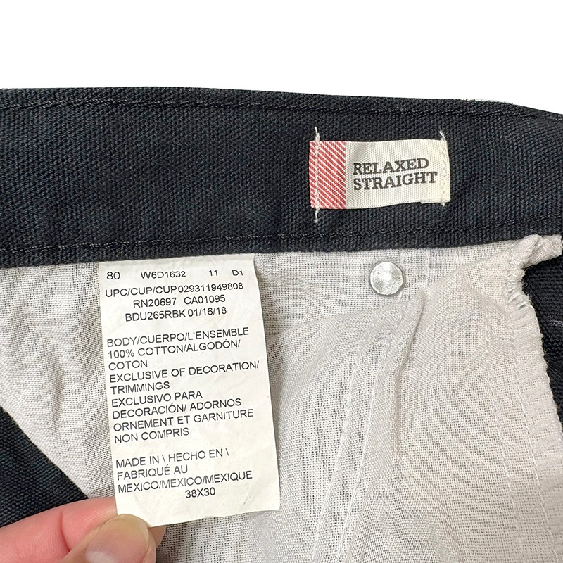 ��SALE 20%OFF�ۡ�̤�����ʡ� Dickies �ǥ��å�������Heavyweight Duck Double Knee Carpenter Pants �إӡ��������� ���å� ���֥�ˡ� �����ڥ󥿡� �ѥ�ġ�col.BLACK��size:W38��L30ɽ�����ڥ��󥿡��ѥ�� ����šۡ�Ź�޻����Բġ�