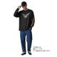��06��Harley-Davidson �ϡ��졼���ӥåɥ���LONG SLEEVE T-SHIRTS ���󥰥��꡼�� T����ġ�col:BLACK��size:2X-LARGE��Made in U.S.A.����USED �桼���ɡۡ���šۡ�Ź�޻����Բġ�