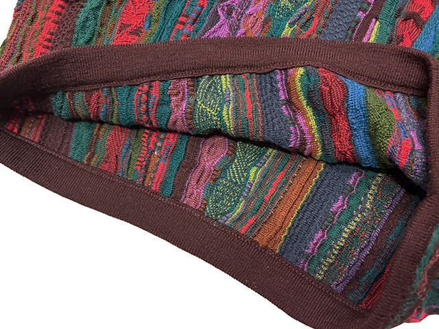 ��SALE 30%OFF�� COOGI ����������3D Knit Wool Sweater 3D�˥å� �����륻��������col.GREEN�ϡ�size:M��100��PURE NEW WOOL��Made in AUSTRALIA����OLD ������ɡۡ���šۡ�Ź�޻����Բġ�