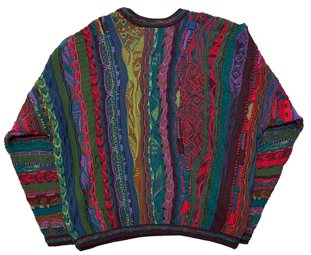 ��SALE 30%OFF�� COOGI ����������3D Knit Wool Sweater 3D�˥å� �����륻��������col.GREEN�ϡ�size:M��100��PURE NEW WOOL��Made in AUSTRALIA����OLD ������ɡۡ���šۡ�Ź�޻����Բġ�